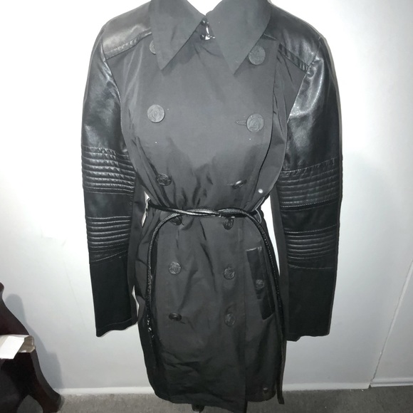 Rudsak leather pea coat - Picture 1 of 7